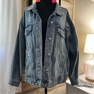 Distressed Denim Jacket